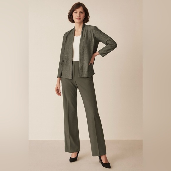 Eileen Fisher Jackets & Blazers - 🔥HOST PICK🔥 Eileen Fisher Green Blazer and Pants Set PM